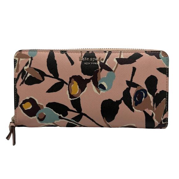 KATE SPADE New York Cameron Paper Rose Continental Wallet - Picture 1 of 11